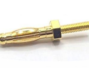 Mueller Electric BU-168-M3-10MM Fiche banane mâle, droit Ø de la broche: 4 mm or 1 pc(s)