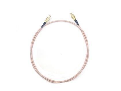 Mueller Electric BU-4150003MM750 Câble coaxial Diamètre extérieur: 2.5 mm RG316 50 Ω 50 dB transparent, marron 1 pc(s)