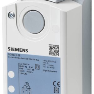 Siemens Servomoteur linéaire pour volet d&rsquo;air BPZ:GDB331.2E BPZ:GDB331.2E 1 pc(s)