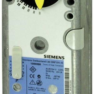 Siemens Servomoteur rotatif pour volet d&rsquo;air BPZ:GNP191.1E BPZ:GNP191.1E 1 pc(s)
