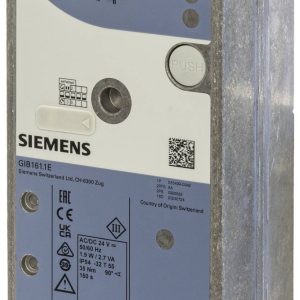 Siemens Servomoteur rotatif pour volet d’air S55499D345 S55499-D345 1 pc(s) Siemens Servomoteur rotatif pour volet d’air S55499D345 S55499-D345 1 pc(s)