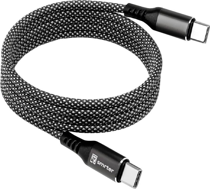 Smrter Câble de charge USB USB-C® mâle 1 m anthracite MAGNETO_C2C_AT_R