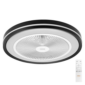 OSRAM Ceiling Fan Murlan 490mm 43W CCT RGB Ventilateur de plafond 43 W (Ø) 490 mm avec éclairage, avec télécommande, var OSRAM Ceiling Fan Murlan 490mm 43W CCT RGB Ventilateur de plafond 43 W (Ø) 490 mm avec éclairage, avec télécommande, var