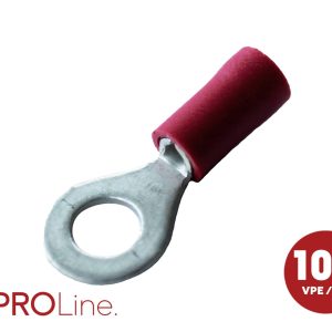 ACV 344351-1-0-p Cosse à oeillet Ø du trou=4.3 mm entièrement isolé rouge 100 pc(s) Piece