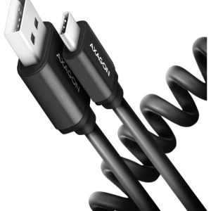 AXAGON Câble USB-C USB 2.0 USB-A mâle, USB-C® mâle 0.6 m noir contacts dorés BUCM-AM10TB AXAGON Câble USB-C USB 2.0 USB-A mâle, USB-C® mâle 0.6 m noir contacts dorés BUCM-AM10TB