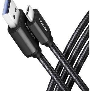 AXAGON Câble USB-C USB 3.2 Gen1 USB-A mâle, USB-C® mâle 2 m noir BUCM3-AM20AB AXAGON Câble USB-C USB 3.2 Gen1 USB-A mâle, USB-C® mâle 2 m noir BUCM3-AM20AB