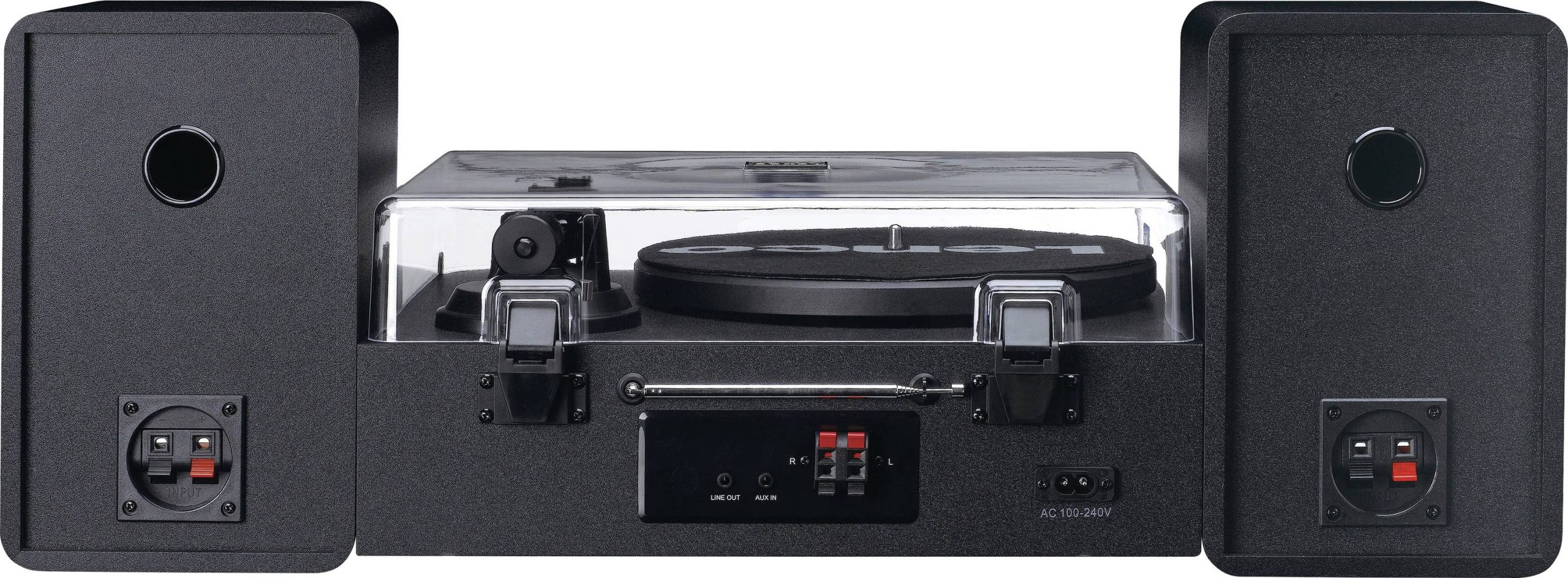 Lenco MC-760BK Chaîne stéréo DAB+, CD, MP3, Lecteur de disque, Bluetooth, noir
