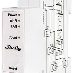 Shelly Pro 3EM 120A v2 Shelly Compteur de courant Wi-Fi, Bluetooth Shelly Pro 3EM 120A v2 Shelly Compteur de courant Wi-Fi, Bluetooth