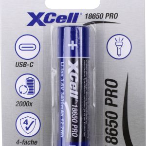 XCell Pile rechargeable spéciale 18650 Li-Ion 3.7 V 3400 1 pc(s) XCell Pile rechargeable spéciale 18650 Li-Ion 3.7 V 3400 1 pc(s)