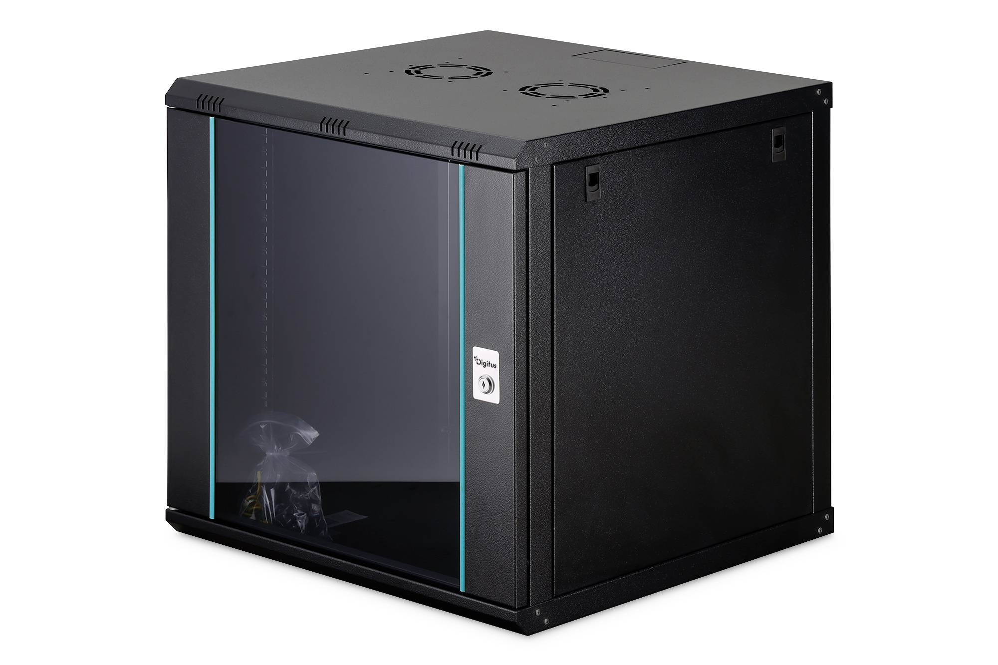 Digitus DN-37111 Armoire baie de brassage 19" 12 UH noir, noir (RAL 9005)