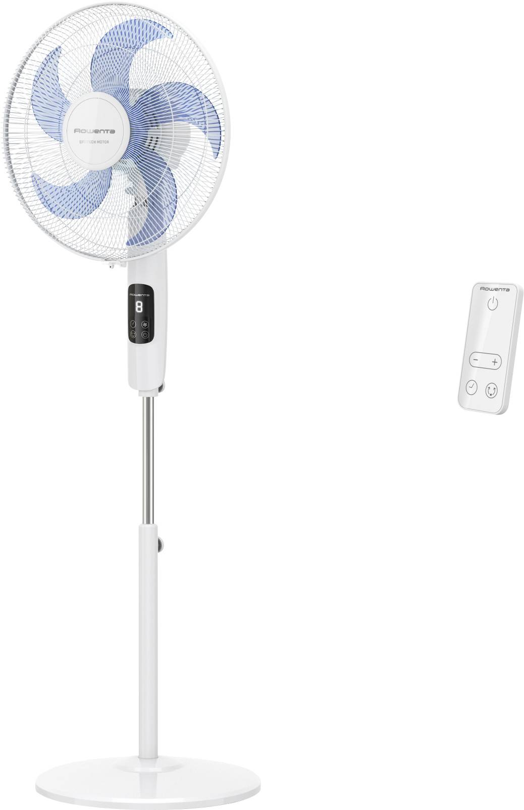 Rowenta VU5450F0 Ventilateur sur pied (l x H x P) 430 x 1470 x 450 mm minuteur