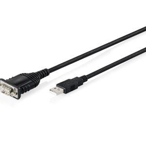 Digitus USB 2.0, USB, RS232 Câble adaptateur [1x USB, USB 2.0, USB 2.0 type A mâle – 1x RS232, RS232 mâle] 180 cm
