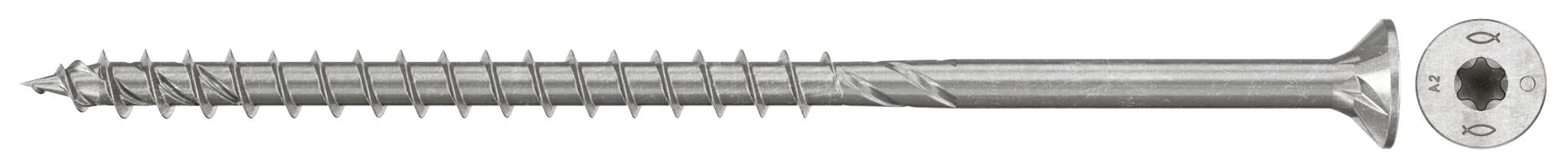 Fischer 574050 Vis agglo 5 mm 80 mm TX acier inoxydable 100 pc(s)