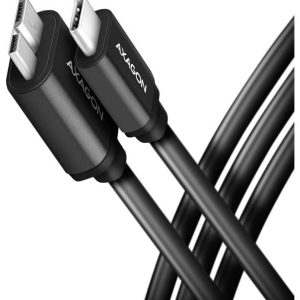 AXAGON Câble USB-C USB 3.2 Gen1 USB-C® mâle, USB-Micro-B mâle 1 m noir BUMM3-CM10AB AXAGON Câble USB-C USB 3.2 Gen1 USB-C® mâle, USB-Micro-B mâle 1 m noir BUMM3-CM10AB