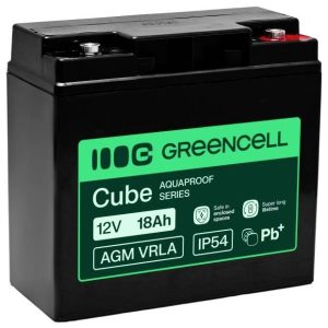 Green Cell GC-AGM12V18AH-H Batterie au plomb plomb (AGM) 18 Ah 12 V 1 pc(s) Green Cell GC-AGM12V18AH-H Batterie au plomb plomb (AGM) 18 Ah 12 V 1 pc(s)