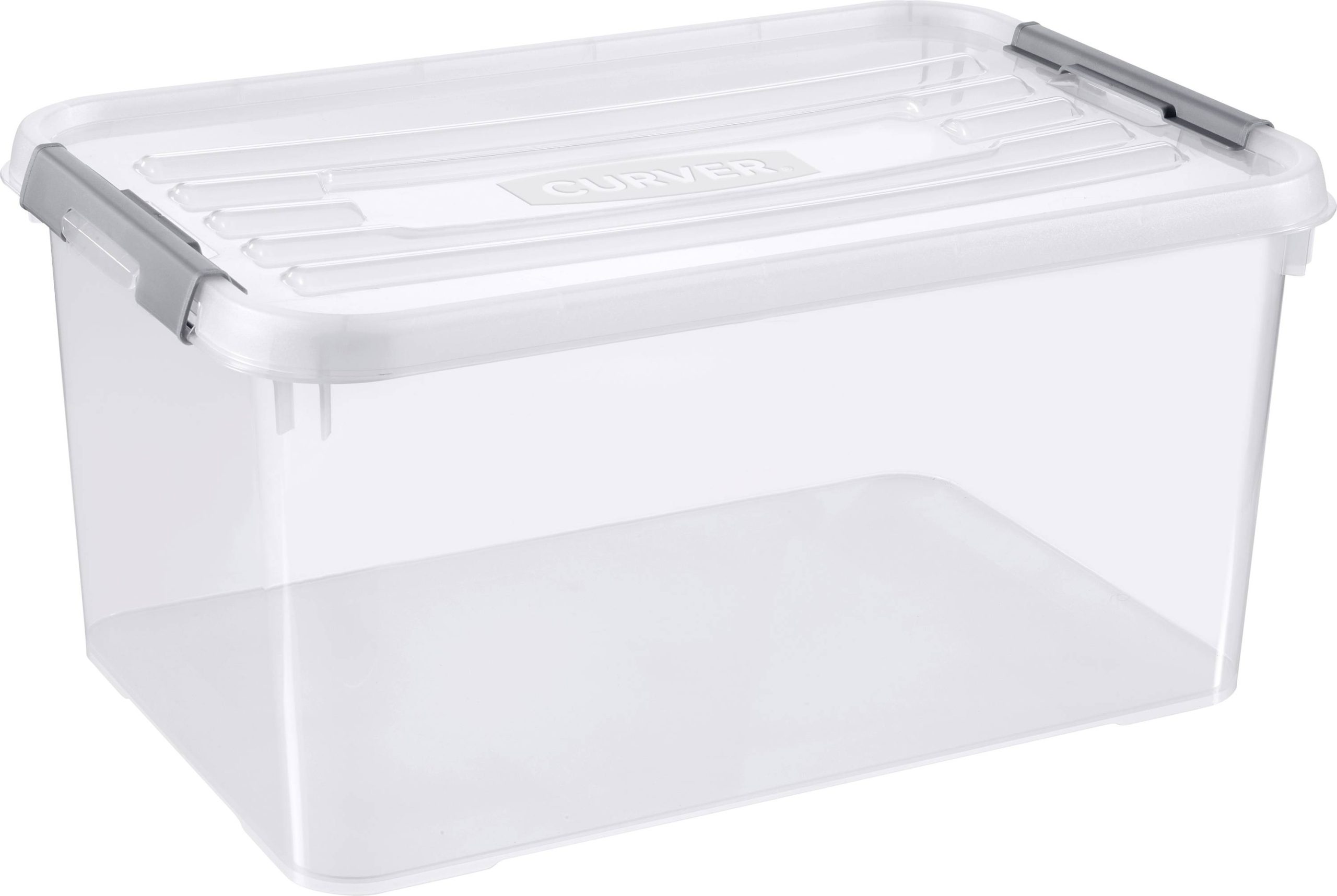 Curver 243819 Bac en plastique HANDY+ fermé, empilable (l x H x P) 400 x 290 x 600 mm transparent 1 pc(s)