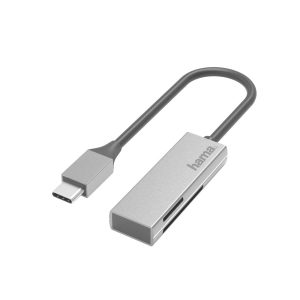 Hama Lecteur de carte mémoire externe USB-C® argent Hama Lecteur de carte mémoire externe USB-C® argent