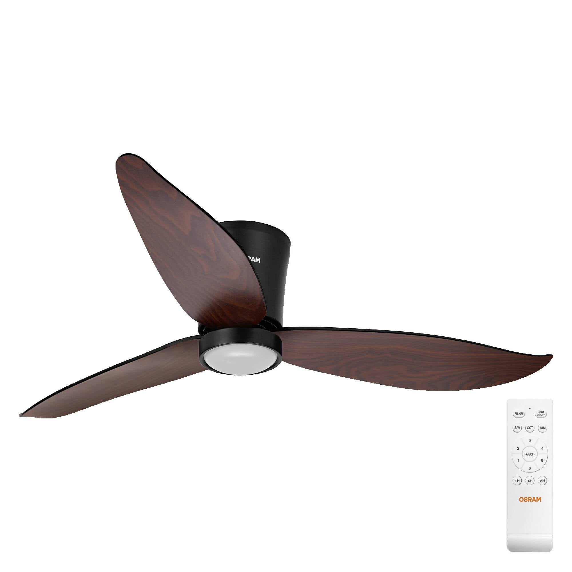 OSRAM Ceiling Fan Fohn 1168mm 41W CCT Ventilateur de plafond 41 W (Ø) 1168 mm avec éclairage, avec télécommande, variabl