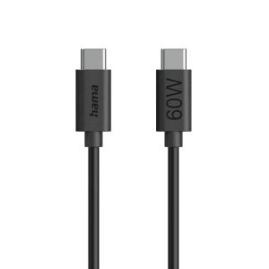Hama Câble USB-C USB 2.0 USB-C® mâle 1.2 m noir 00086446 Hama Câble USB-C USB 2.0 USB-C® mâle 1.2 m noir 00086446