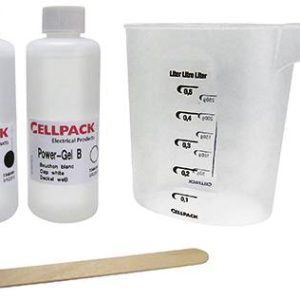CellPack 335121 POWER GEL/1000ml Gel à 2 composants à base de silicone pour le déversement de boîtes de dérivation et de