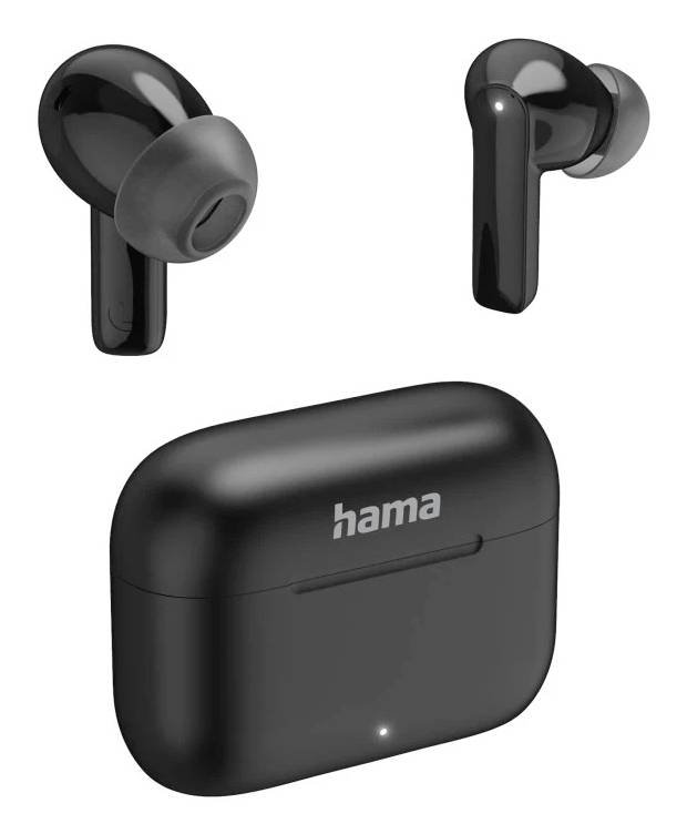 Hama Passion Clear II Écouteurs intra-auriculaires Bluetooth noir Noise Cancelling boîtier de charge téléphone