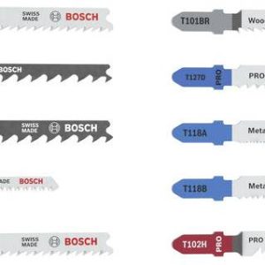 Bosch Accessories 2607012073 Set de lames de scie sauteuse Multi Matériau, 10 pièces 1 pc(s)