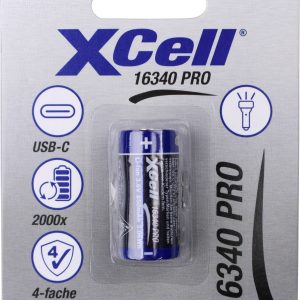 XCell Pile rechargeable spéciale 16340 Li-Ion 3.6 V 850 1 pc(s) XCell Pile rechargeable spéciale 16340 Li-Ion 3.6 V 850 1 pc(s)