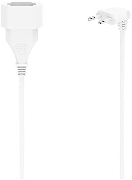 Hama 00223265 alimentation Rallonge blanc 3 m H03VVH2-F 2G 0,75 mm²