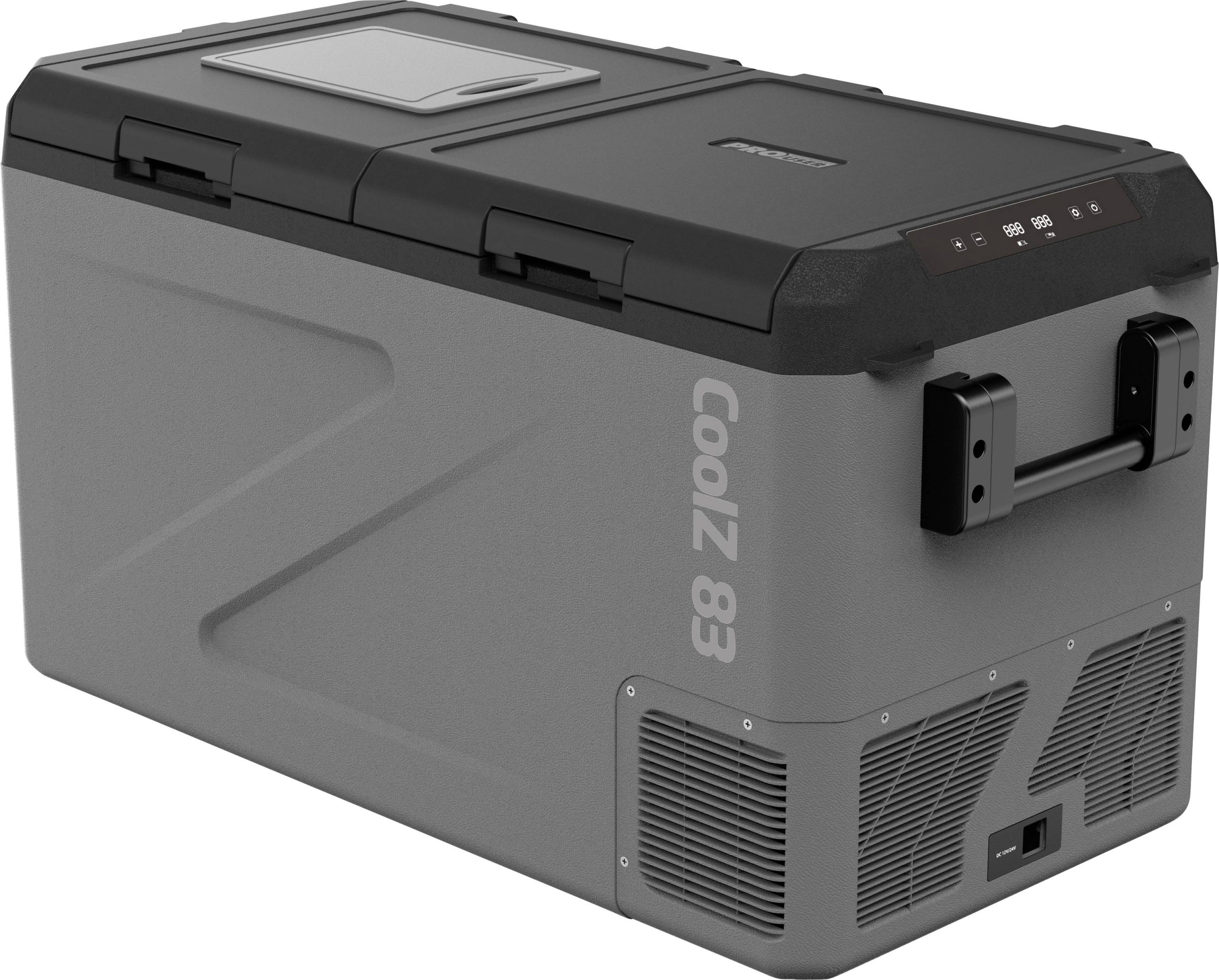 ProUser CoolZ 83 Glacière CEE: D (A - G) à compresseur 12 V, 24 V, 230 V gris-noir 83 l -20 °C