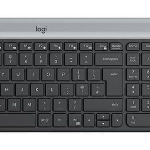 Logitech Slim Combo M sans fil Kit souris + clavier avec clavier numérique belge, AZERTY graphite Logitech Slim Combo M sans fil Kit souris + clavier avec clavier numérique belge, AZERTY graphite