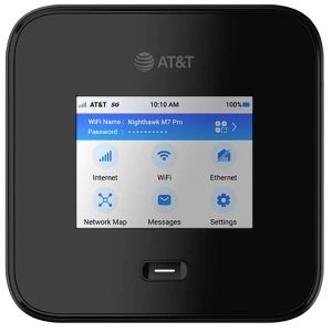 Hotspot 5G / WiFi NETGEAR Nighthawk M7 Pro Modem intégré: 5G, LTE 6 GBit/s Hotspot 5G / WiFi NETGEAR Nighthawk M7 Pro Modem intégré: 5G, LTE 6 GBit/s