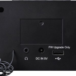Lenco DIR-121BK Radio de table Internet DAB+ Bluetooth, FM, DAB+, radio internet, WiFi fonction réveil noir