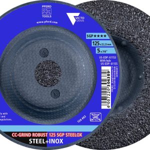 PFERD TOOLS 64198126 Set de disques abrasifs Diamètre 125 mm 2 pc(s)