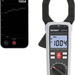 VOLTCRAFT VC771 Pince ampèremétrique étalonné (ISO) numérique enregistreur de données, avec trousse, protégé contre les VOLTCRAFT VC771 Pince ampèremétrique étalonné (ISO) numérique enregistreur de données, avec trousse, protégé contre les