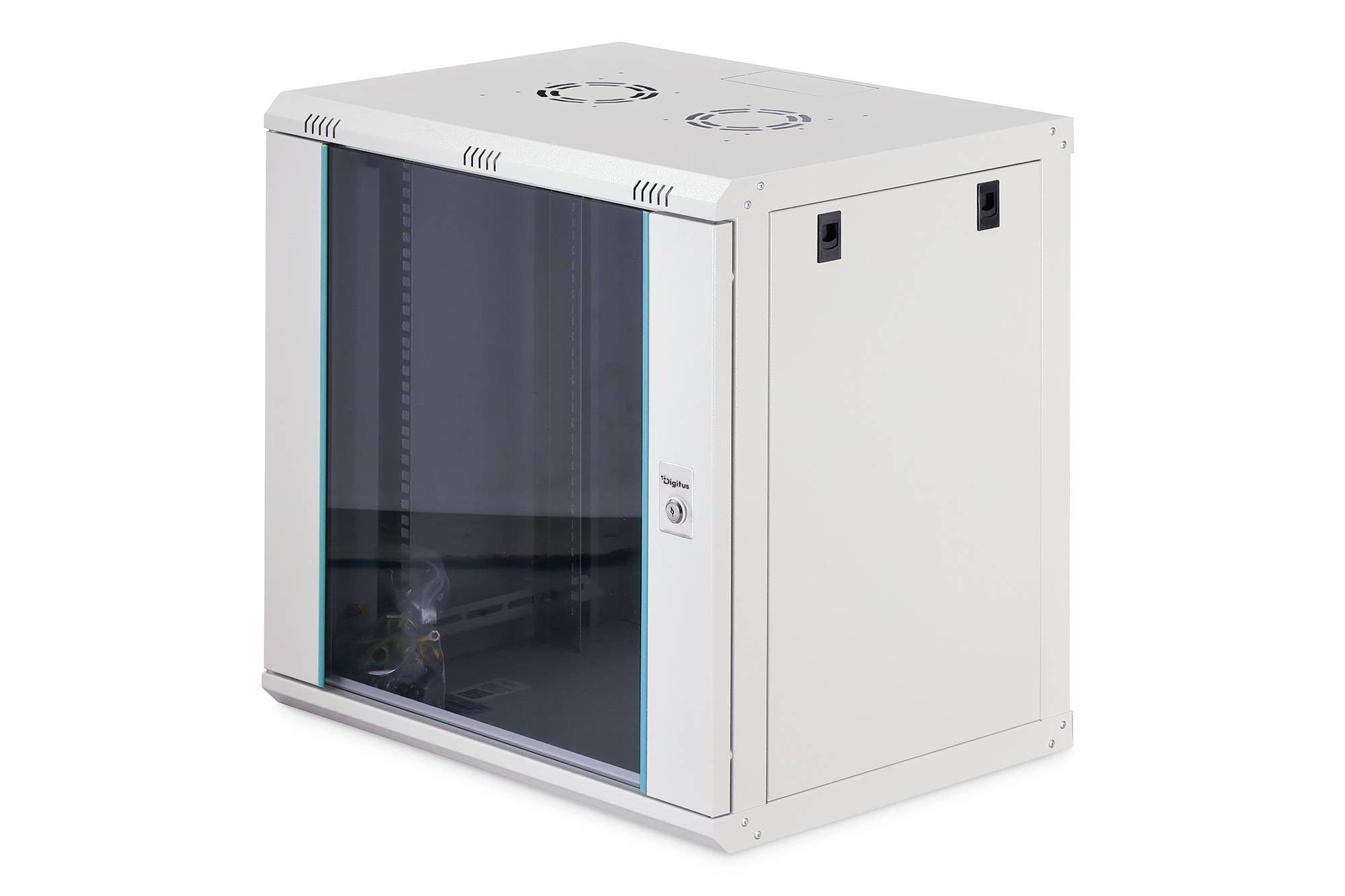 Digitus DN-37108 Armoire baie de brassage 19" 12 UH gris, gris (RAL 7035), gris clair, gris clair (RAL 7035)