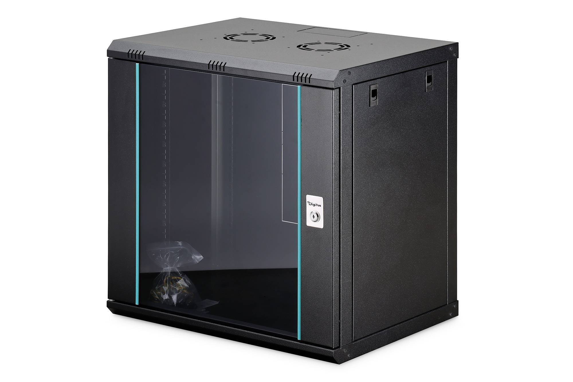 Digitus DN-37109 Armoire baie de brassage 19" 12 UH noir, noir (RAL 9005)