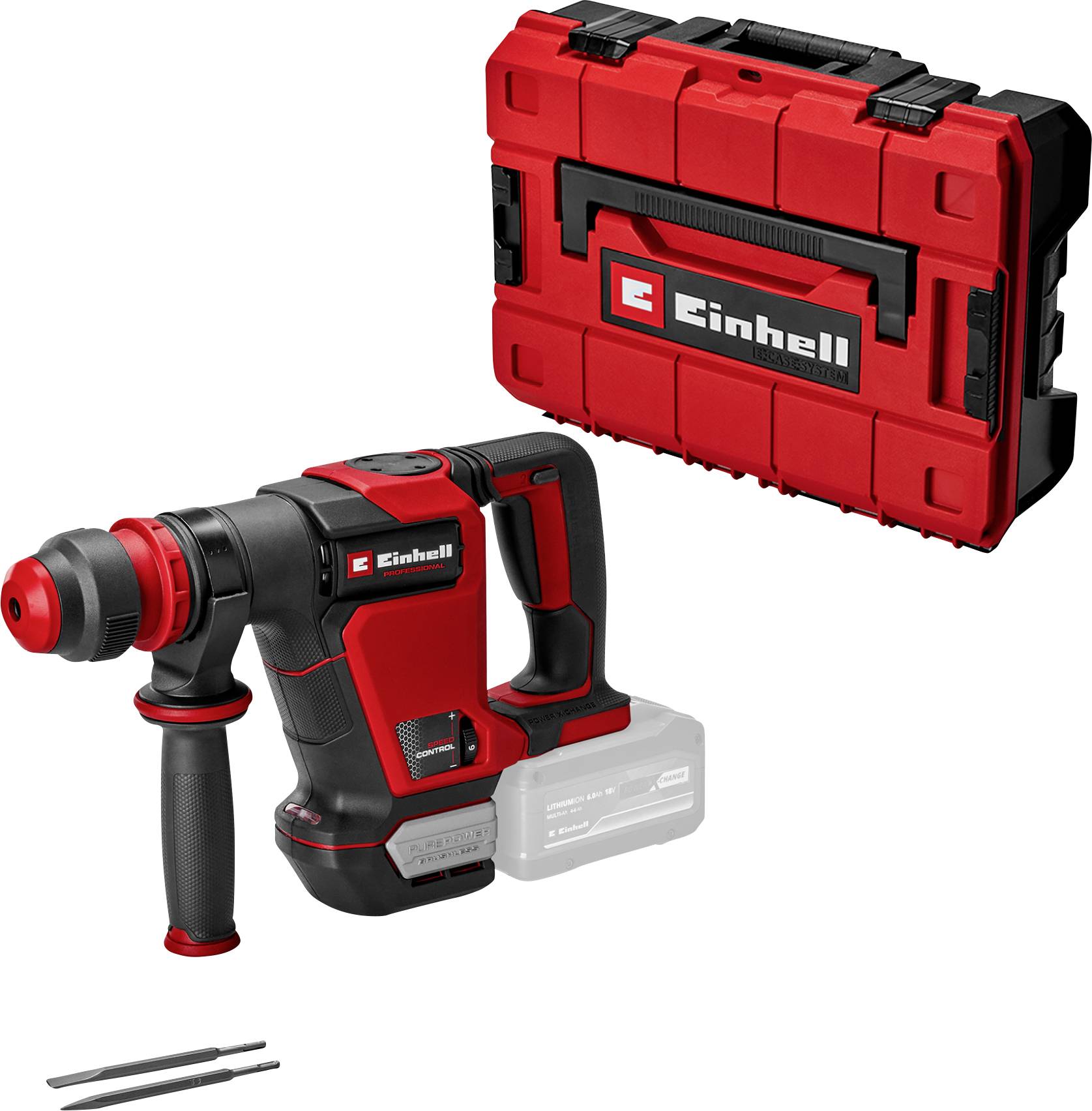 Einhell Professional TP-DH 18/4 Li BL - Solo SDS-Plus-Marteau piqueur sans fil 4 J sans batterie, sans chargeur, + acces