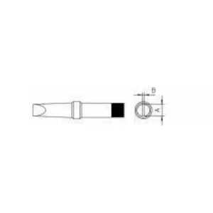Weller PT B7 LÖTSPITZE 2,4MM VERP. Panne de fer à souder forme de burin Contenu 1 pc(s) Weller PT B7 LÖTSPITZE 2,4MM VERP. Panne de fer à souder forme de burin Contenu 1 pc(s)
