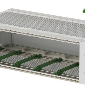 TRU COMPONENTS BGT/X 24380.12 -BN_SET – EMV Rack 48,26 cm (19&Prime;) 482.6 x 241.2 x 132.5 aluminium aluminium (nature) 1 pc(