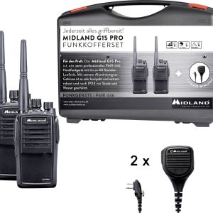 Midland G15 Pro NC, PMR C1127.S6 Emetteur-récepteur PMR