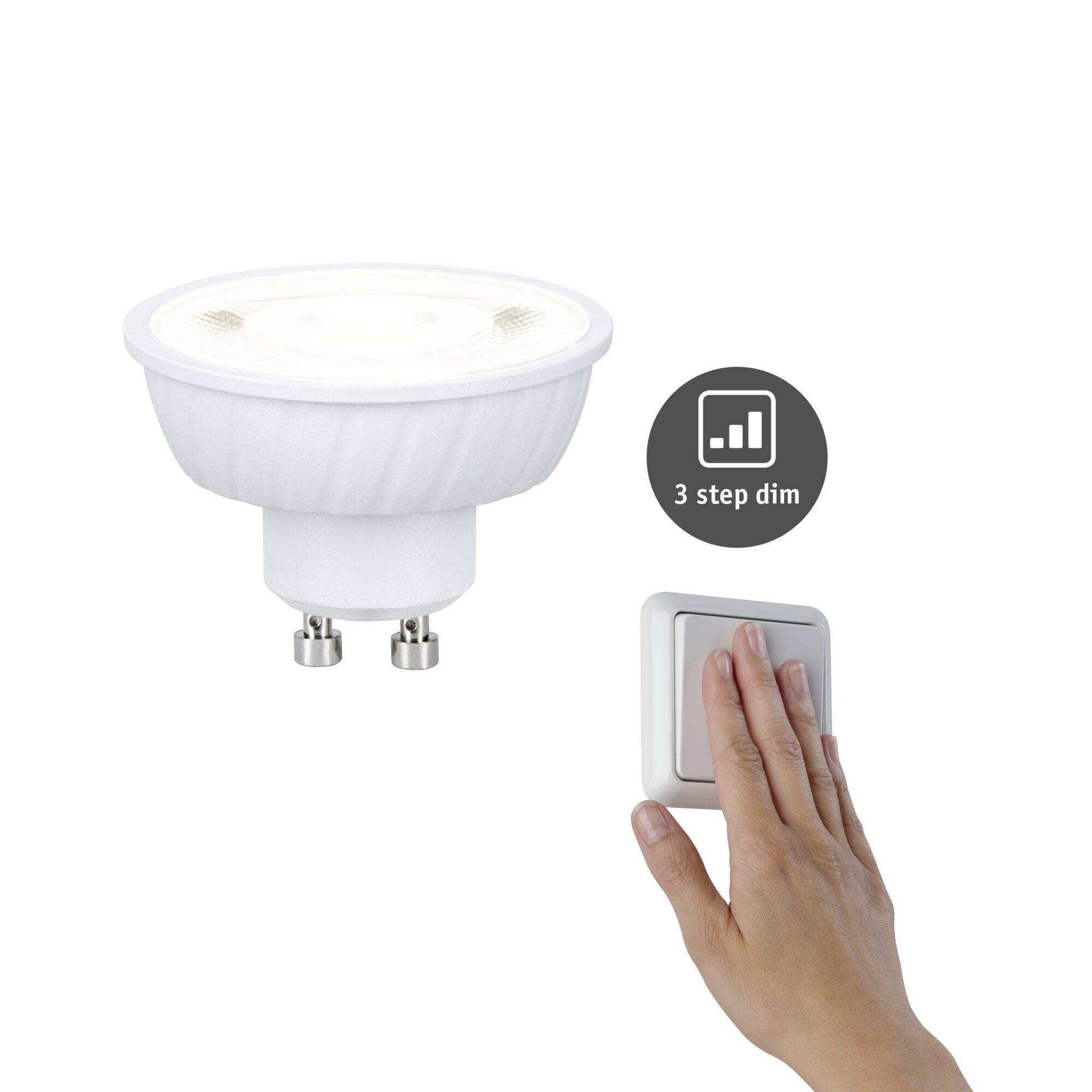 Paulmann 29270 LED CEE E (A - G) GU10 4.9 W blanc neutre (Ø x H) 50 mm x 37 mm 1 pc(s)