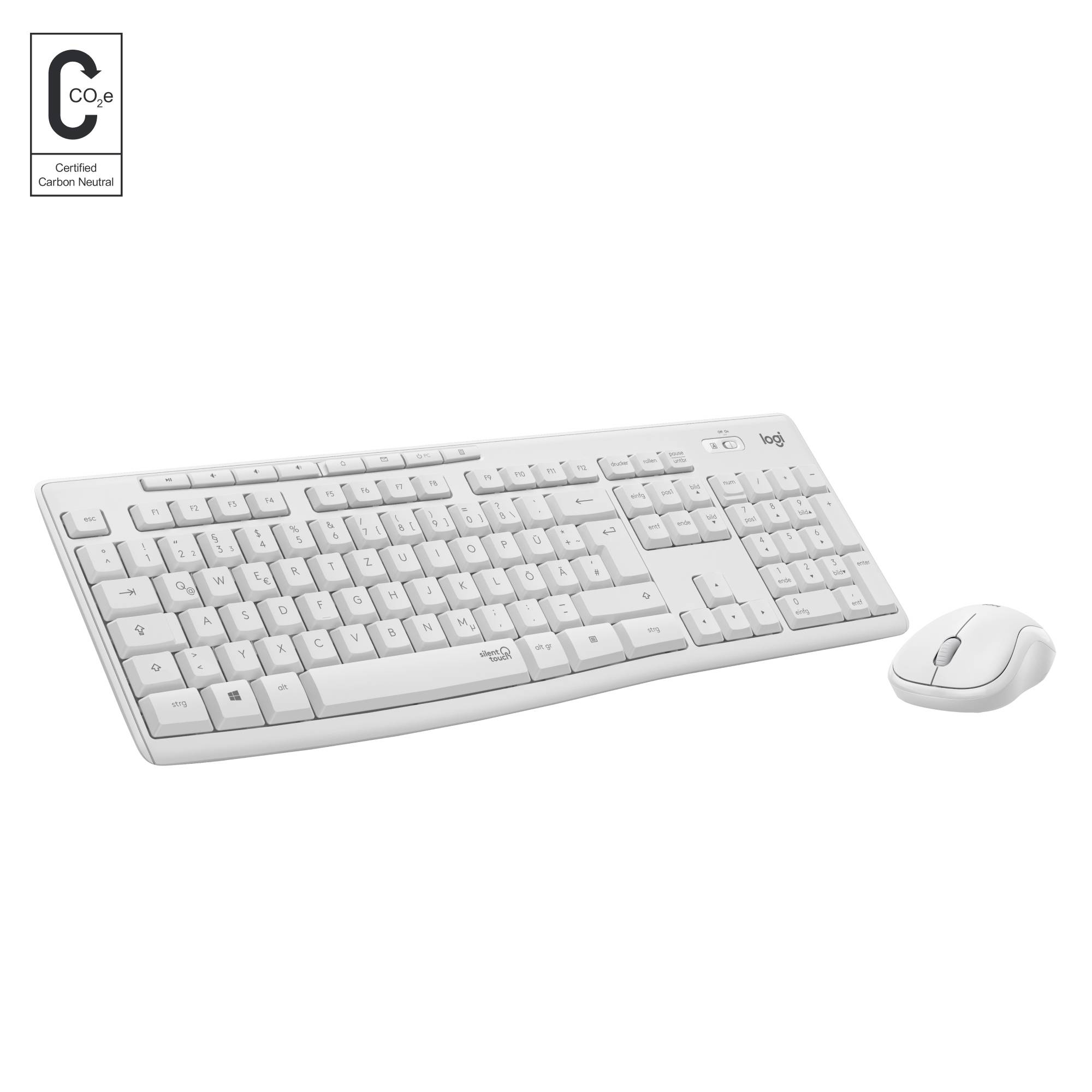 Logitech MK295 sans fil Kit souris + clavier touches multimédia, avec clavier numérique, Touches à frappe silencieuse, p