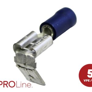 ACV 346323-2-5-p Languette Épaisseur de contact: 0.8 mm partiellement isolé bleu 5 pc(s) Piece
