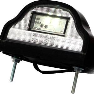 WAS Eclairage de plaque minéralogique extrêmités de câble ouvertes éclairage de plaque minéralogique arrière 12 V/DC, 24 WAS Eclairage de plaque minéralogique extrêmités de câble ouvertes éclairage de plaque minéralogique arrière 12 V/DC, 24