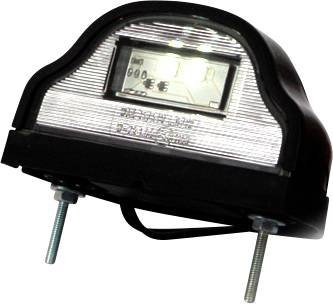 WAS Eclairage de plaque minéralogique extrêmités de câble ouvertes éclairage de plaque minéralogique arrière 12 V/DC, 24