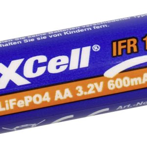 XCell Pile rechargeable LR6 (AA) LR6 (AA) LiFePO 4 3.2 V 600 1 pc(s) XCell Pile rechargeable LR6 (AA) LR6 (AA) LiFePO 4 3.2 V 600 1 pc(s)