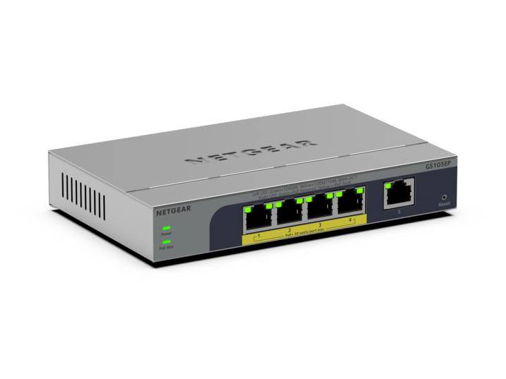 NETGEAR GS105EP-100EUS GS105EP Switch réseau 5 ports 10 GBit/s fonction PoE