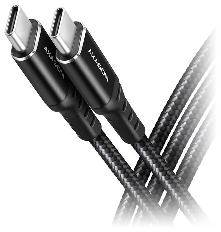 AXAGON Câble USB-C USB 2.0 USB-C® mâle 1 m noir BUCM-CM10AB