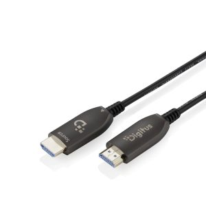 Câble de raccordement Digitus HDMI Fiche mâle HDMI-A 100 m noir AK-330126-1000-S 8K UHD, 4K UHD Câble HDMI Câble de raccordement Digitus HDMI Fiche mâle HDMI-A 100 m noir AK-330126-1000-S 8K UHD, 4K UHD Câble HDMI