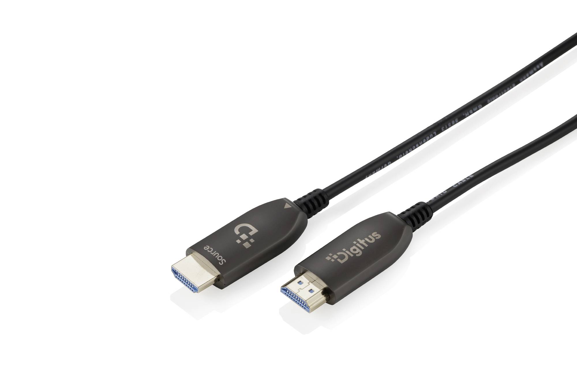 Câble de raccordement Digitus HDMI Fiche mâle HDMI-A 100 m noir AK-330126-1000-S 8K UHD, 4K UHD Câble HDMI